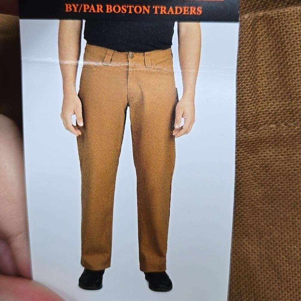 Realtree Size 32x30 Tan Canvas Straight Leg Carpenter Pants